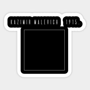 Black Square 1915. Sticker